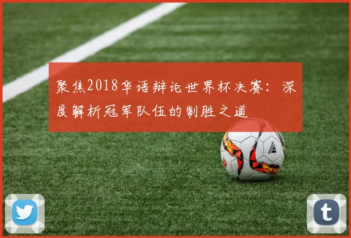 聚焦2018华语辩论世界杯决赛:深度解析冠军队伍的制胜之道