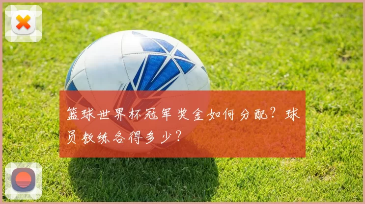 篮球世界杯冠军奖金如何分配？球员教练各得多少？