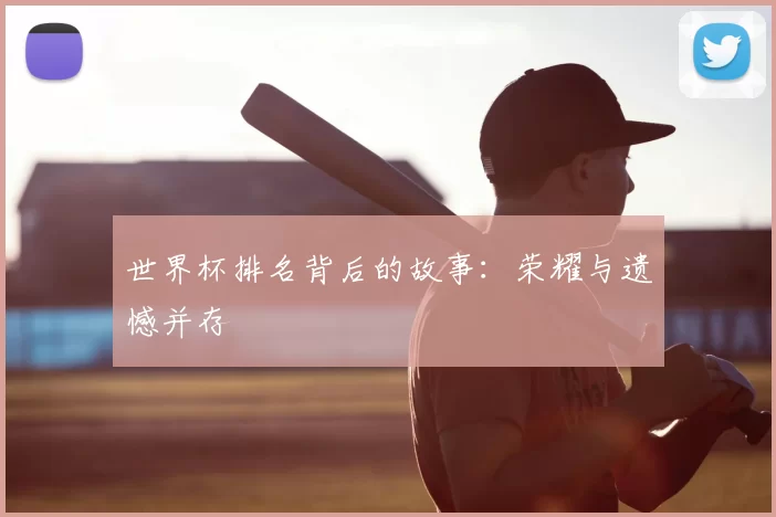 世界杯排名背后的故事:荣耀与遗憾并存